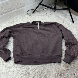 Lululemon To The Beat Sweatshirt *lululemon X SoulCycle Heathered Antique Bark